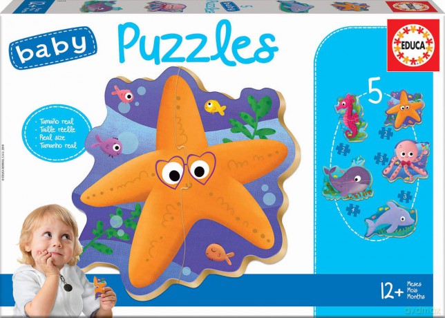 Puzzle Baby Zwierzęta morskie [PUZZLE]