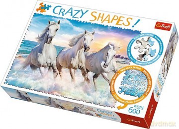 TREFL 600 el. Crazy Shapes - Galop wsród fal [PUZZLE]