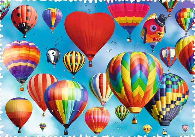 TREFL 600 el. Crazy Shapes - Kolorowe balony [PUZZLE]