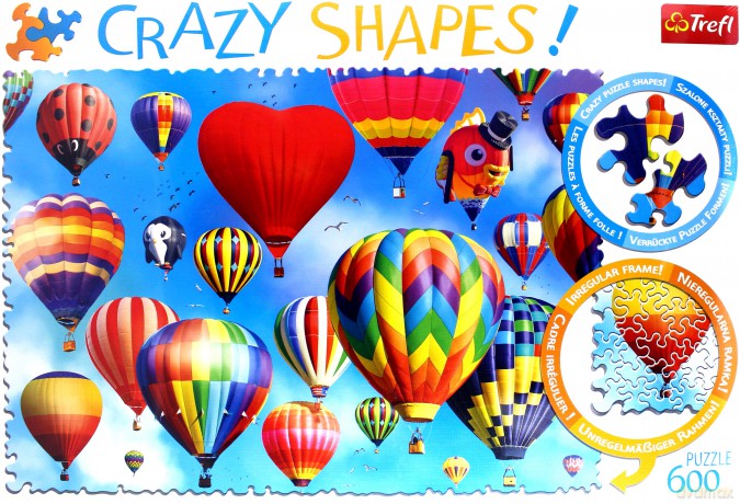 TREFL 600 el. Crazy Shapes - Kolorowe balony [PUZZLE]