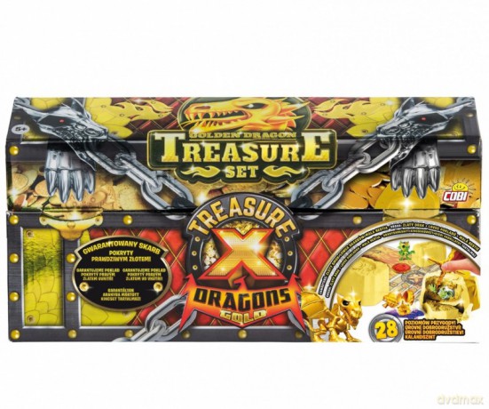 Zestaw figurek Treasurex S2 Dragons Gold Skrzynia 3Pak [FIGURKA]