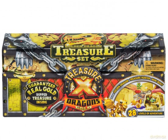 Zestaw figurek Treasurex S2 Dragons Gold Skrzynia 3Pak [FIGURKA]