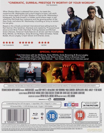 American Gods (Amerykańscy bogowie) (steelbook) [4xBlu-Ray]