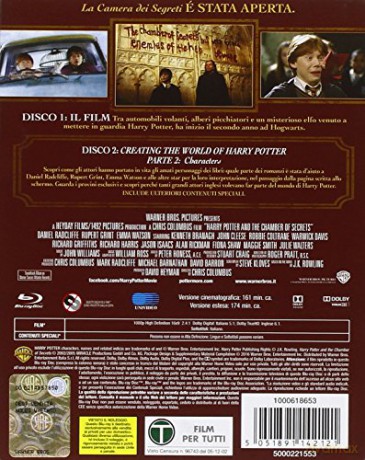 Harry Potter and the Chamber of Secrets (Harry Potter i Komnata Tajemnic) (steelbook) [2xBlu-Ray]