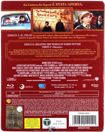Harry Potter and the Chamber of Secrets (Harry Potter i Komnata Tajemnic) (steelbook) [2xBlu-Ray]