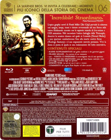 300 (steelbook) [Blu-Ray]
