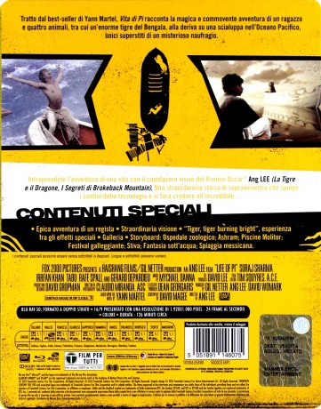 Life of Pi (Życie Pi) (steelbook) [Blu-Ray]