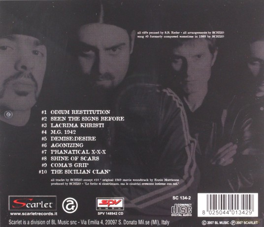 Schizo: Cicatriz Black [CD]