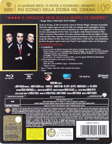 Goodfellas (Chłopcy z ferajny) (steelbook) [Blu-Ray]