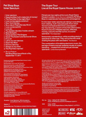 Pet Shop Boys: Sanctum (digipack) [Blu-Ray]+[DVD]+[2CD]
