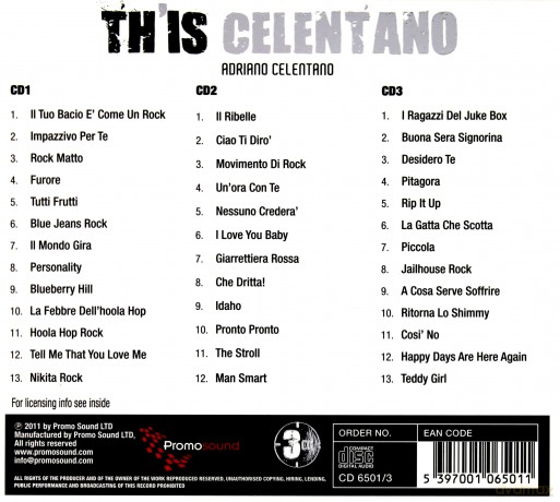 Adriano Celentano: The Best Of Celentano [CD]