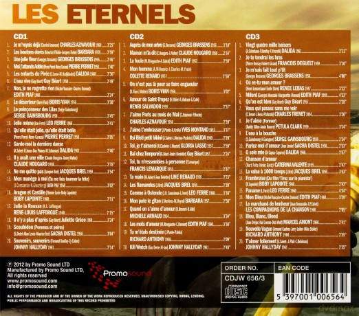 Serge Gainsbourg: The Best Of French Chanson - Les Eternels [CD]