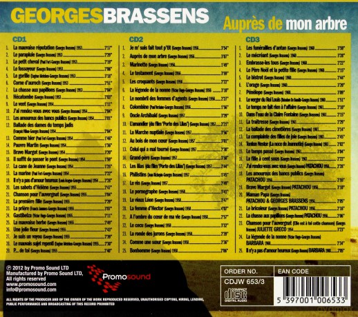 Georges Brassens: The Best Of - Aupres De Mon Arbre [CD]