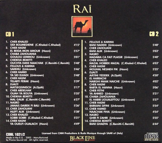 Cheb Khlaed: The Very Best Of Rai [CD]