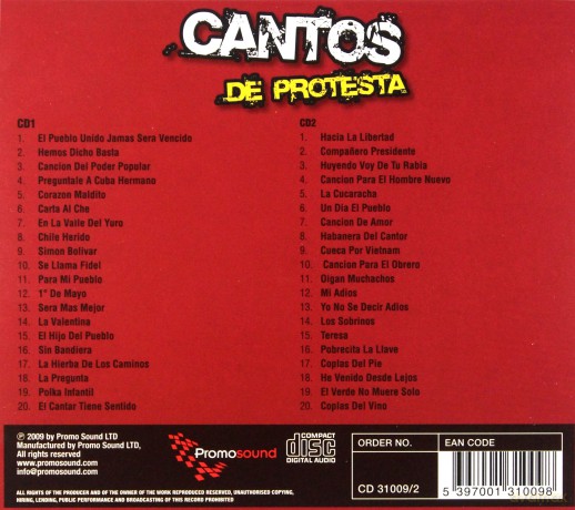Inti Illimani: Cantos De Protesta [CD]