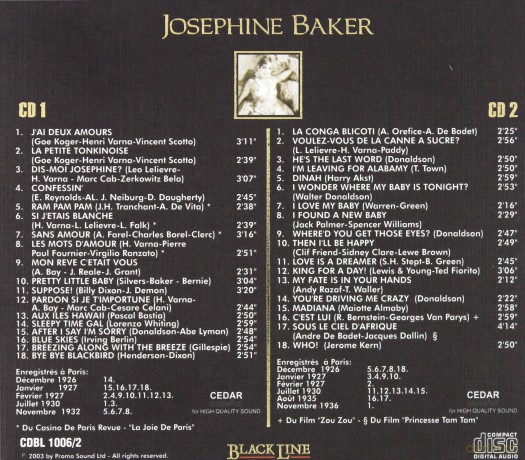 Josephine Baker: The Very Best Of [CD]