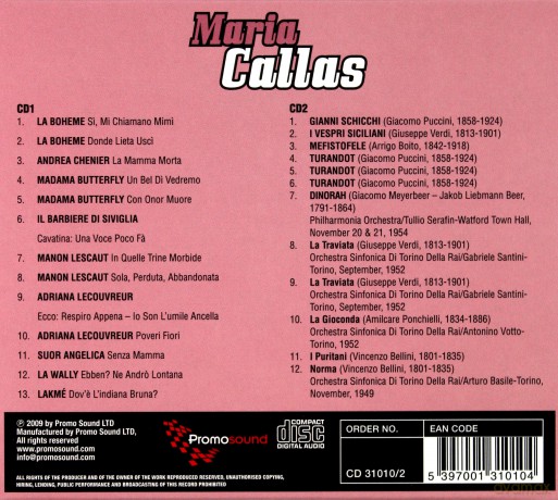 Maria Callas: The Best Arias [CD]