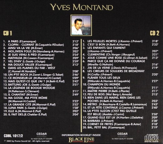 Yves Montand: The Very Best Of [CD]