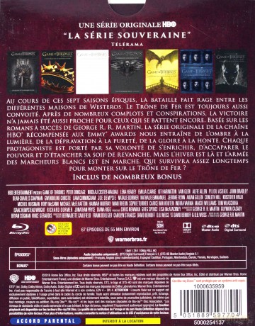 Gra o Tron Sezon 1-7 [BOX] [30xBlu-Ray]