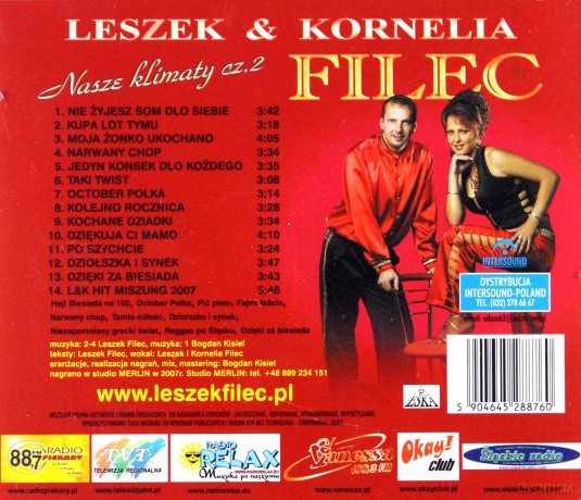 Leszek Filec & Kornelia Filec: Nasze Klimaty cz. 2 [CD]
