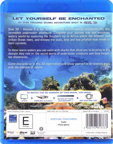 Dive 3D Volume 3 [Blu-Ray 3D]
