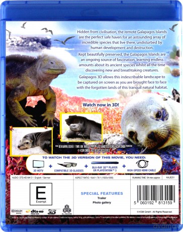 Galapagos 3D [Blu-Ray 3D]