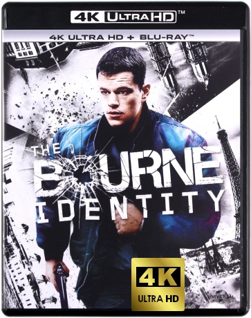 The Bourne Identity (Tożsamość Bourne'a) [Blu-Ray 4K]+[Blu-Ray]