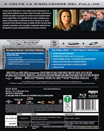 The Bourne Supremacy (Krucjata Bourne'a) [Blu-Ray 4K]+[Blu-Ray]