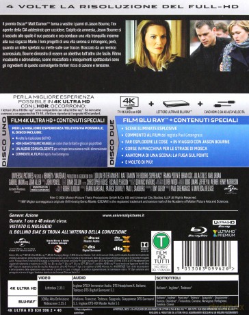 The Bourne Supremacy (Krucjata Bourne'a) [Blu-Ray 4K]+[Blu-Ray]