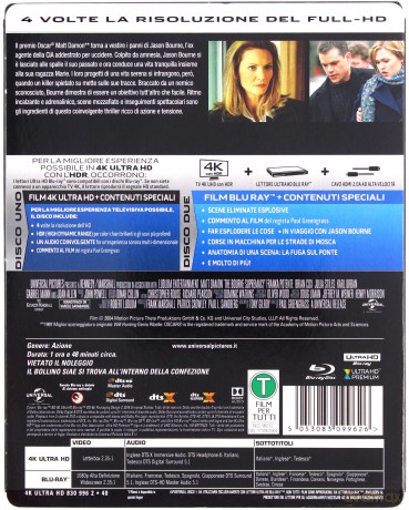 The Bourne Supremacy (Krucjata Bourne'a) [Blu-Ray 4K]+[Blu-Ray]