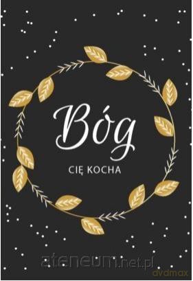 A Kartka składana - Bóg Cię kocha, złocona