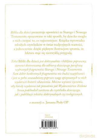 Biblia dla dzieci - biała z gołębicą - Marek Szal [KSIĄŻKA]
