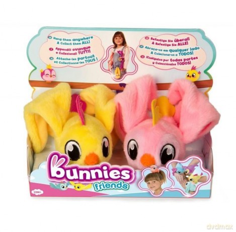 Bunnies friends Ptaszek z magnesem 2-pak