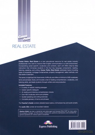 Career Paths: Real Estate podręcznik [KSIĄŻKA]