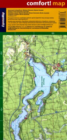 Comfort!map Mazury część południowa, 1:60 000 mapa [KSIĄŻKA]