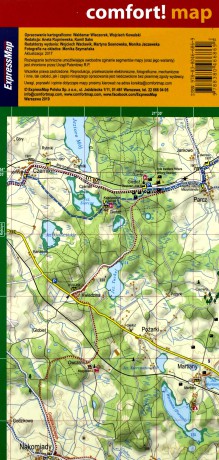 Comfort!map Mazury część północna 1:60 000 mapa [KSIĄŻKA]