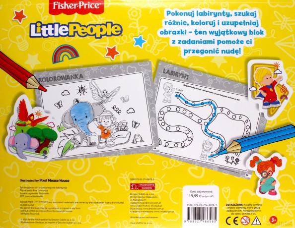 Fisher Price. Little People. Kolorowe wyzwania [KSIĄŻKA]