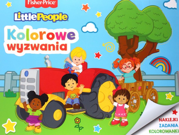 Fisher Price. Little People. Kolorowe wyzwania [KSIĄŻKA]