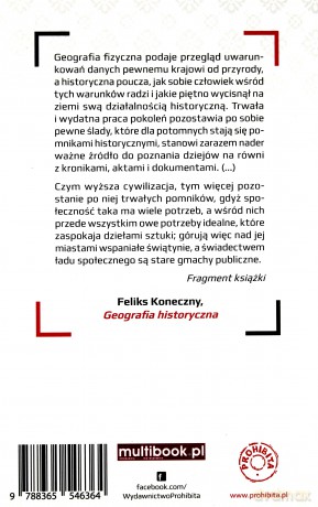 Geografia historyczna - Feliks Koneczny [KSIĄŻKA]