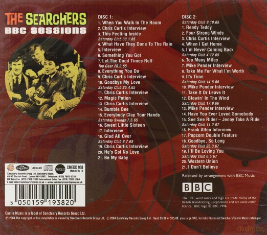 The Searchers: Bbc Sessions [2CD]