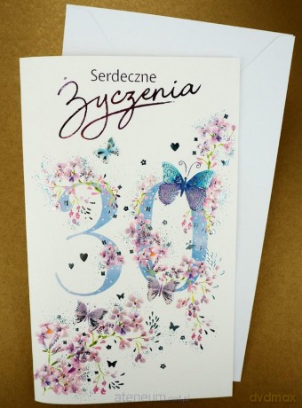 Karnet Urodziny + koperta