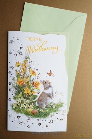 Karnet Wielkanoc Pięknej Wielkanocy + koperta