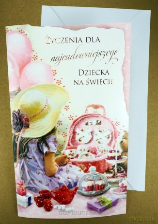Karnet Życzenia + koperta