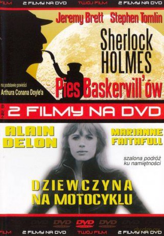 Pies Baskerville'ów / Dziewczyna na motocyklu [DVD]
