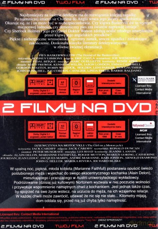 Pies Baskerville'ów / Dziewczyna na motocyklu [DVD]