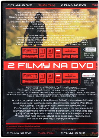 Pies Baskerville'ów / Dziewczyna na motocyklu [DVD]