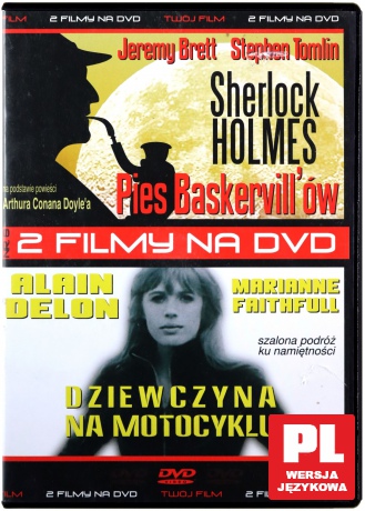 Pies Baskerville'ów / Dziewczyna na motocyklu [DVD]