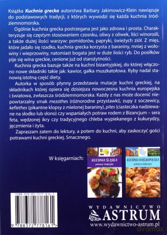 Klasyczna kuchnia grecka - Barbara Jakimowicz-Klein [KSIĄŻKA]