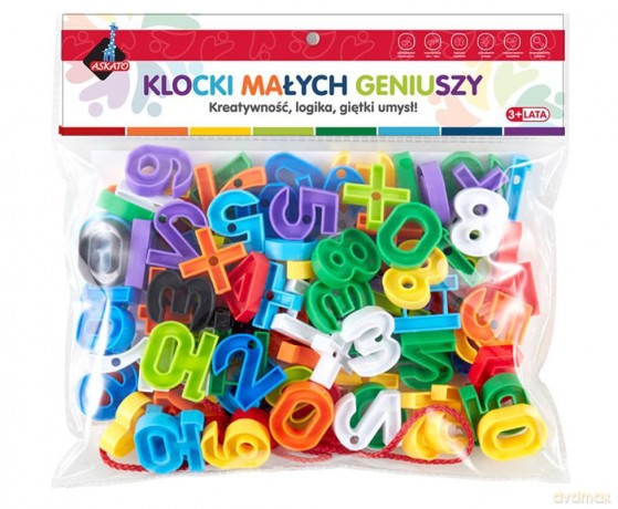 Klocki - cyfry 100 el. [KLOCKI]