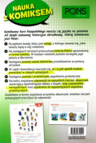 Komiksowy kurs języka hiszpańskiego A.2 [KSIĄŻKA]